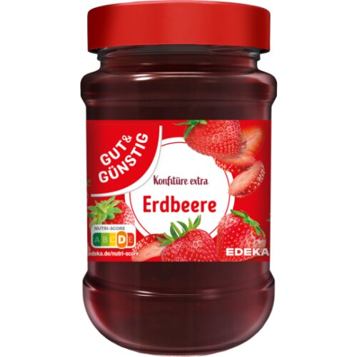 GUT&GÜNSTIG Konfitüre Erdbeere 450g