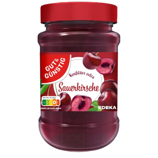 GUT&GÜNSTIG Konfitüre Sauerkirsche 450g