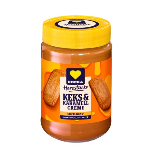 EDEKA Herzstücke Keks&Karamell Creme Creamy 400g