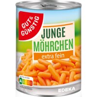 GUT&GÜNSTIG Möhren extra fein 400g
