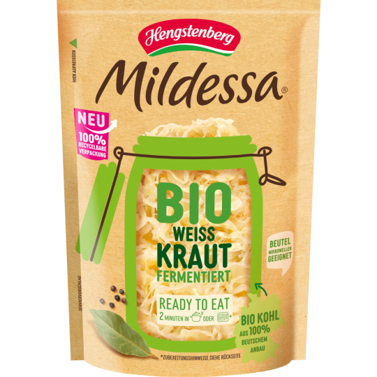 Bio Mildessa Weißkraut fermentiert 400g