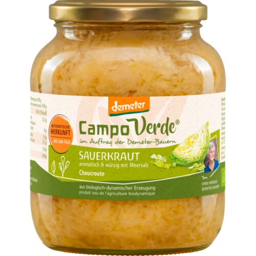 Demeter Campo Verde Sauerkraut 680g