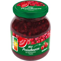 GUT&GÜNSTIG Preiselbeeren 390g