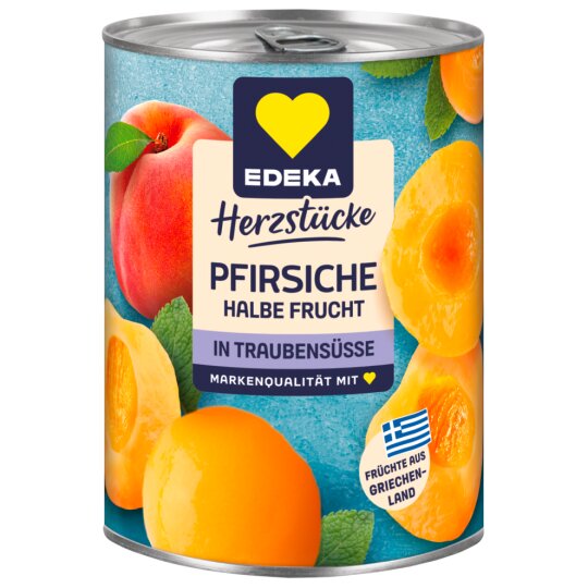 EDEKA Pfirsiche halbe Frucht in Traubensüße 415g
