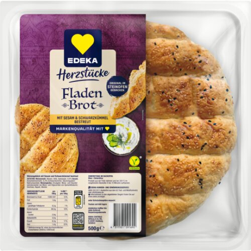 EDEKA Herzstücke Fladenbrot 500g