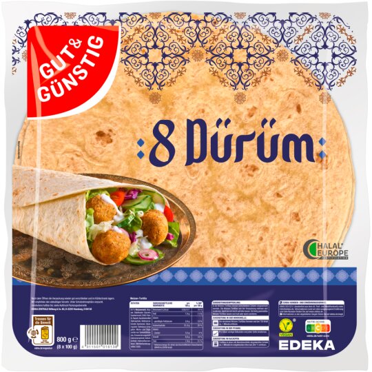 GUT&GÜNSTIG Dürüm 800g