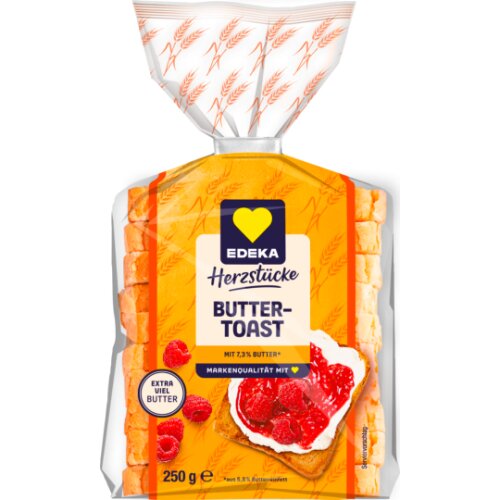 EDEKA Herzstücke Buttertoast 250g