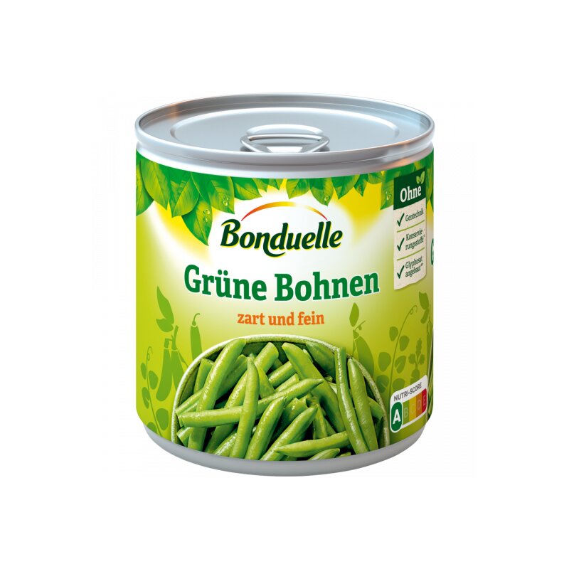 Bonduelle Grüne Bohnen zart und fein 400g - Lebensmittel-Versand.eu