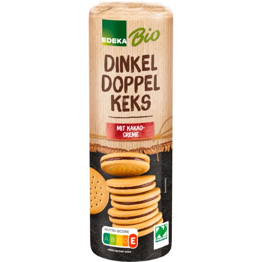 Bio EDEKA Dinkel Doppelkeks Kakao 330g