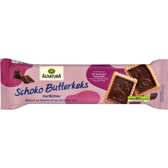 Bio Alnatura Schoko Butterkeks Zartbitter 130g