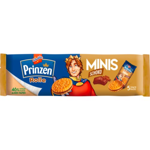 De Beukelaer Prinzen Rolle Minis Schokolade 5ST 187,5g