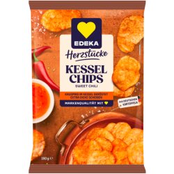EDEKA Herzstücke Kesselchips Sweet Chilli 150g