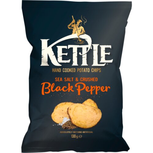 Kettle Chips crush black Pepper 130g