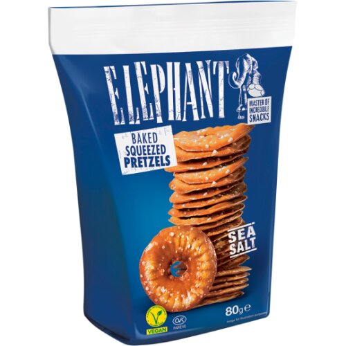Elephant Pretzels Meersalz 80g