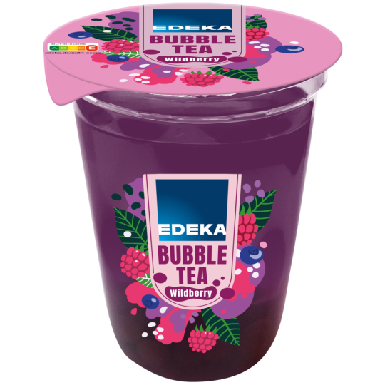 EDEKA Bubble Tea Wildberry gekühlt 450ml DPG
