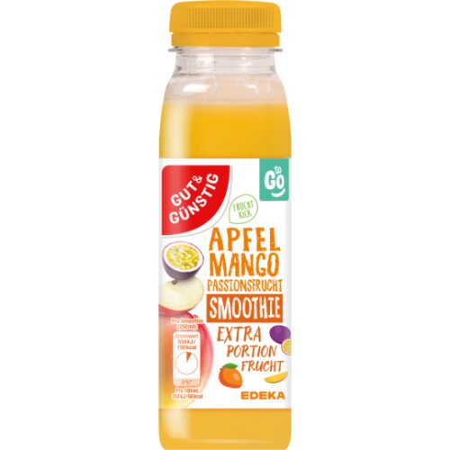 GUT&GÜNSTIG Apfel-Mango-Passionsfrucht Smoothie 250ml DPG