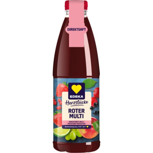 EDEKA Herzstücke Roter Multi Direktsaft 1l DPG