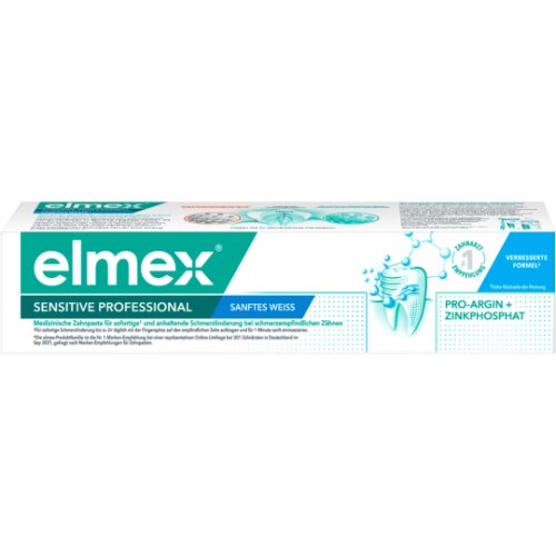 elmex Zahnpasta Sensitive Professional Plus sanftes Weiß 75ml