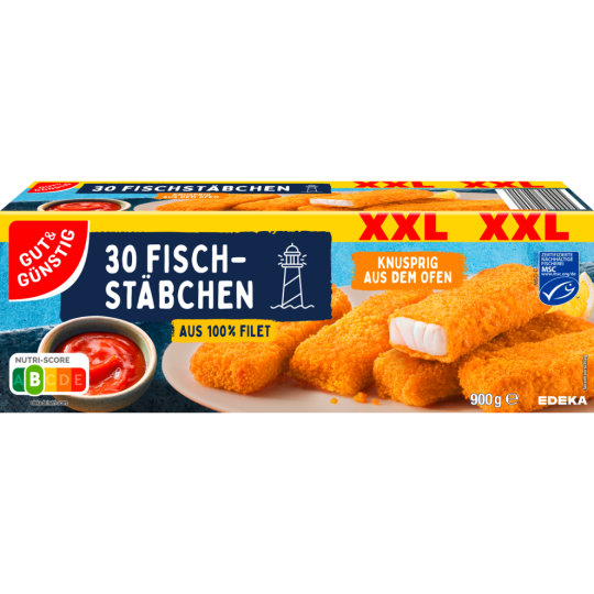 MSC GUT & GÜNSTIG XXL Fischstäbchen 900g