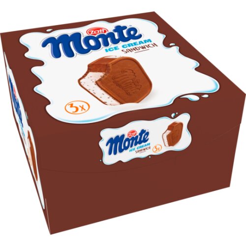 Zott Monte Milcheis Sandwich 3x120ml
