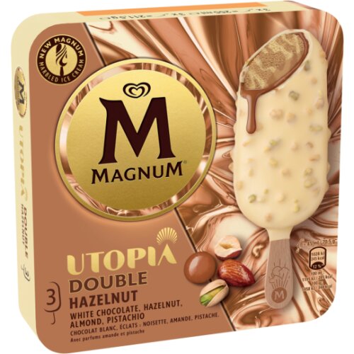 Langnese Magnum Double Hazelnut 3ST 255ml