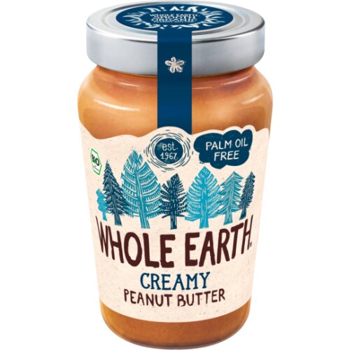 Bio Whole Earth Peanut Butter creamy 340g