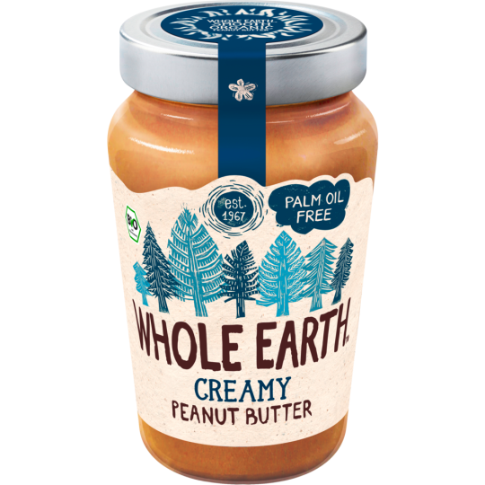 Bio Whole Earth Peanut Butter creamy 340g
