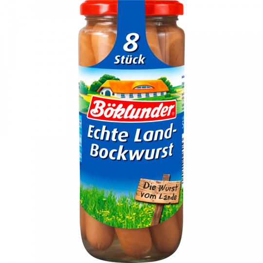 Böklunder Land-Bockwurst 8er 550g
