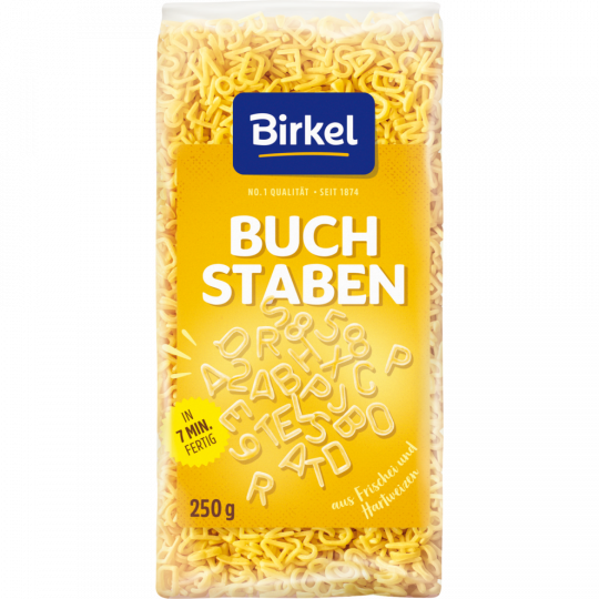 Birkel Eiernudeln Buchstaben 250g