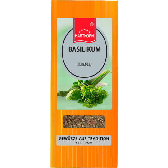 Hartkorn  Basilikum gerebelt