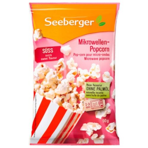 Seeberger Mikrowellen Popcorn gezuckert 100g