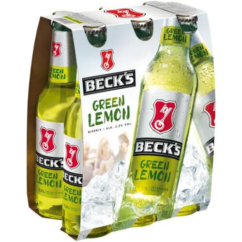 Becks Green Lemon 6x0,33l Träger