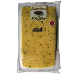 Butterkäse mit Pfeffer Scheiben 50%