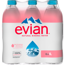 Evian Premium 6x1l Träger