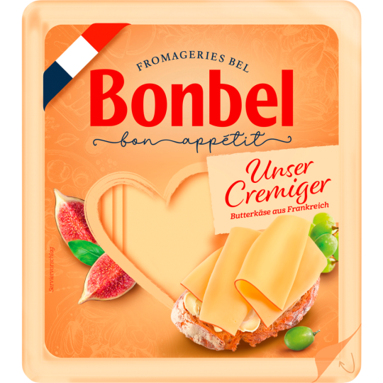 Bonbel-Scheiben Butterkäse 50% Fett i.Tr.100g
