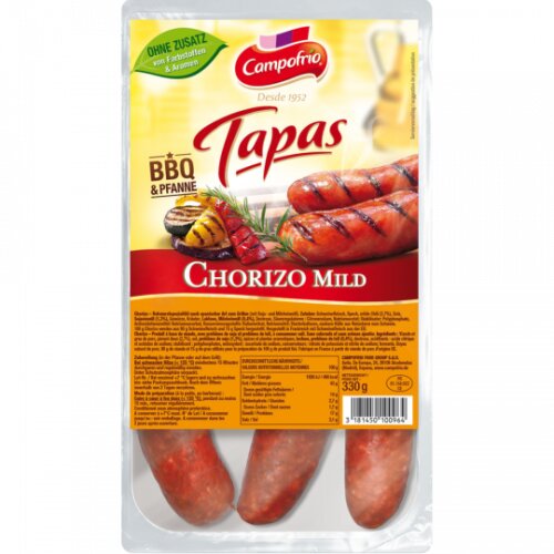 Campofrio Chorizo zum Grillen mild 330g