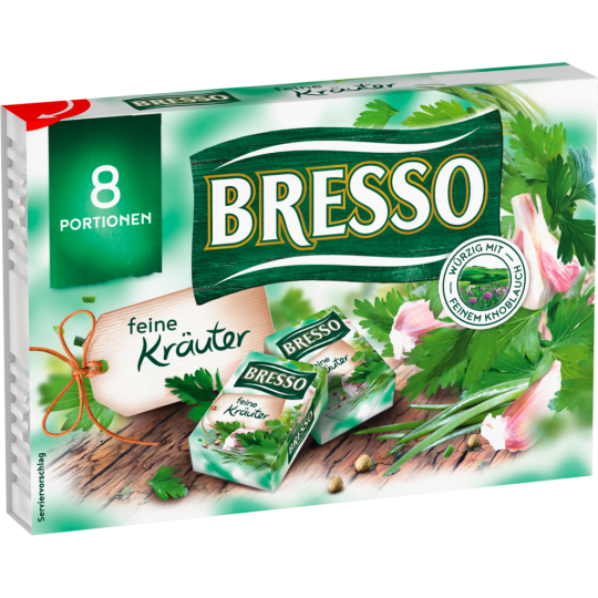Bresso Portionen Feine Kräuter 60% Fett i.Tr.120g