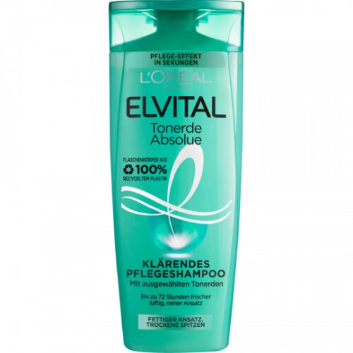 Elvital Shampoo Tonerde Absolue für fettigen Ansatz und...