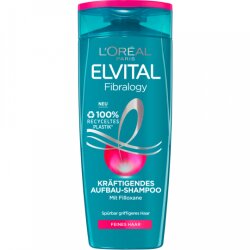 Elvital Shampoo Fibralogy Haarfülle und Aufbau...