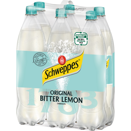 Schweppes Bitter Lemon 6x1,25l Träger