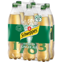 Schweppes Ginger Ale 6x1,25l Träger