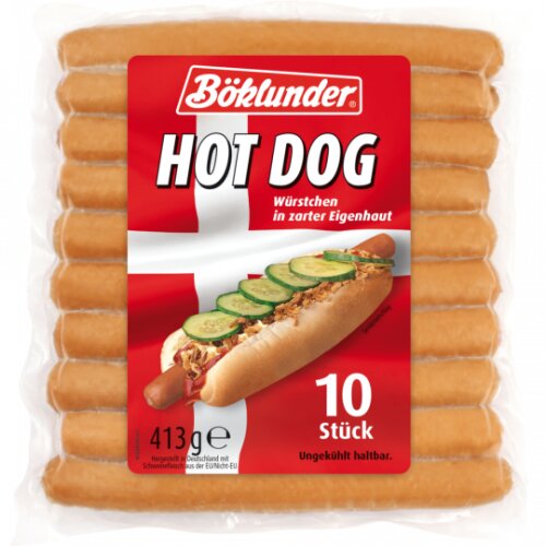 Bökl.Hot Dogs Da.St.10ST 413g