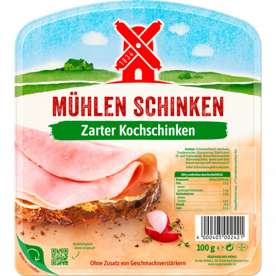 Mühlen Schinken Zarter Kochschinken 100g