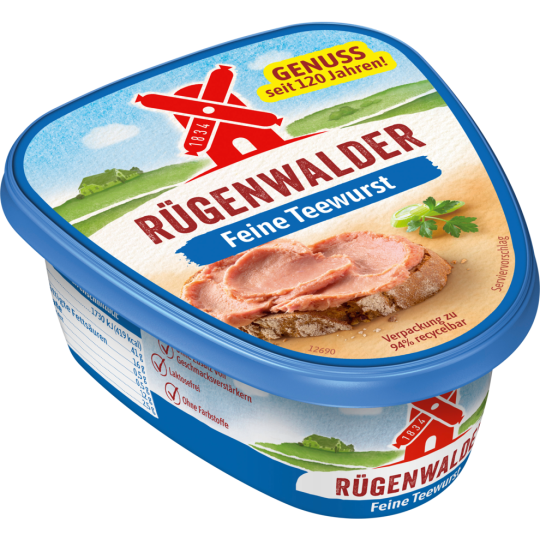 Rügenwalder Teewurst fein im Becher 125g