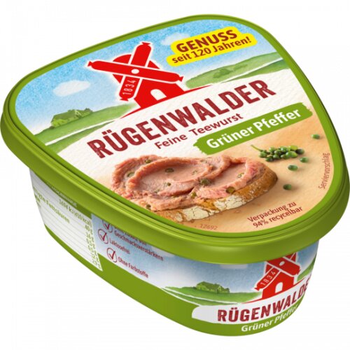 Rügenwalder Teewurst mit grünen Pfeffer 125g