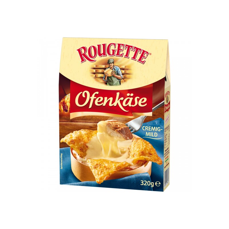 Rougette Ofenkäse Cremig mild 60% 320g - Lebensmittel-Versand.eu | Le