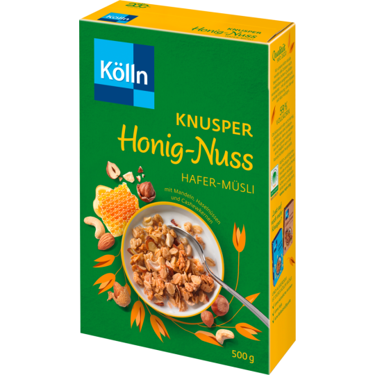Kölln Müsli Knusper Honig Nuss 500g