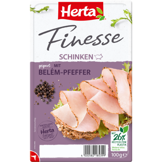 Herta Finesse Schinken mit Belem Pfeffer 100g