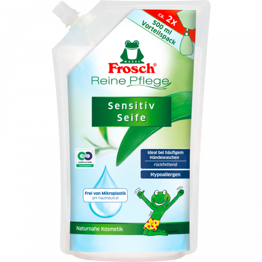 Frosch Pflegeseife Kind Nachfüllbeutel 500ml