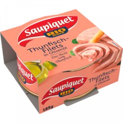 Saupiquet Thunfisch Filet in Olivenöl 185g